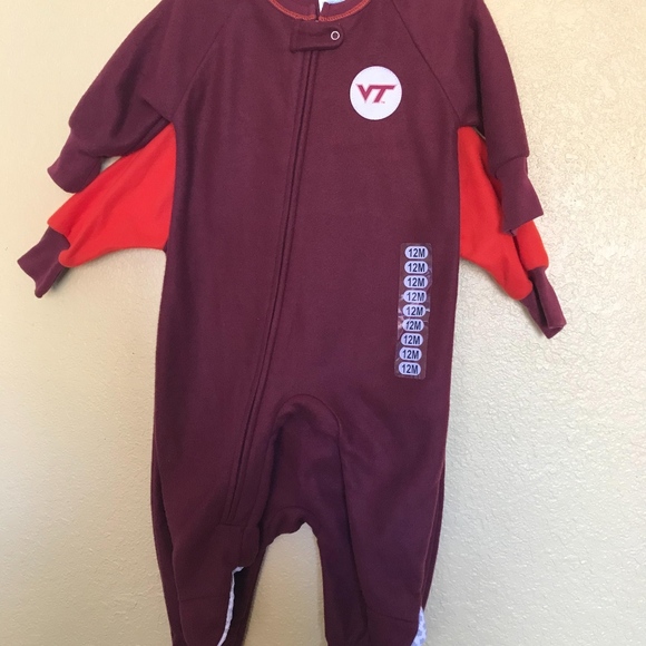 KIDS FLAME RESISTANT SLEEPWEAR 2 PK Dark Red VT - Picture 5 of 6